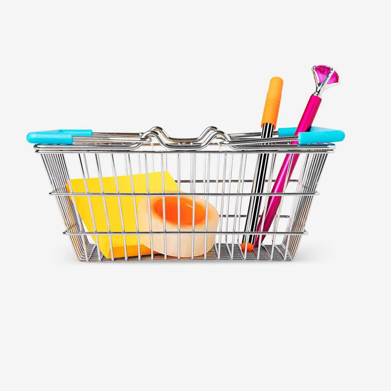 CESTA SUPERMERCADO AZUL