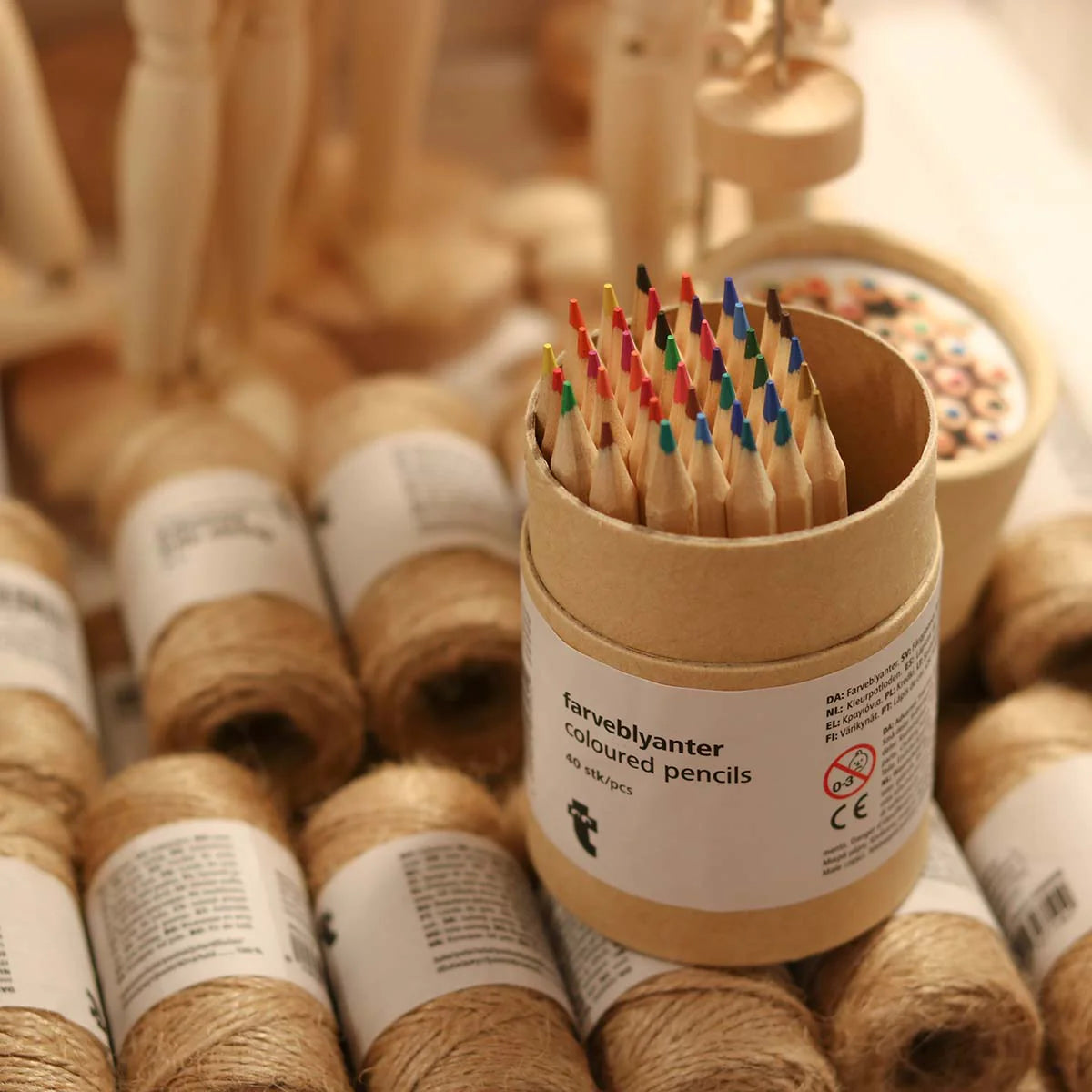CILINDRO CRAYONES MADERA