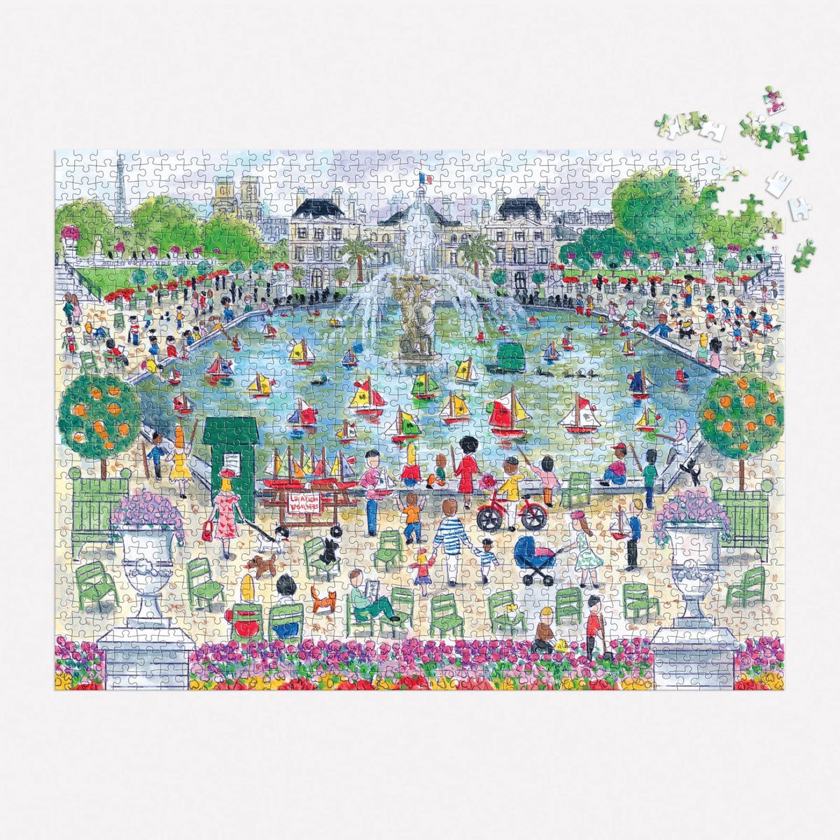 PUZZLE 1000PCS SPRINGTIME IN PARIS