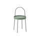 MESA REDONDA CON SOPORTE VERDE