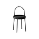 MESA REDONDA CON SOPORTE NEGRO