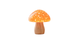 LAMPARA HONGO NARANJA
