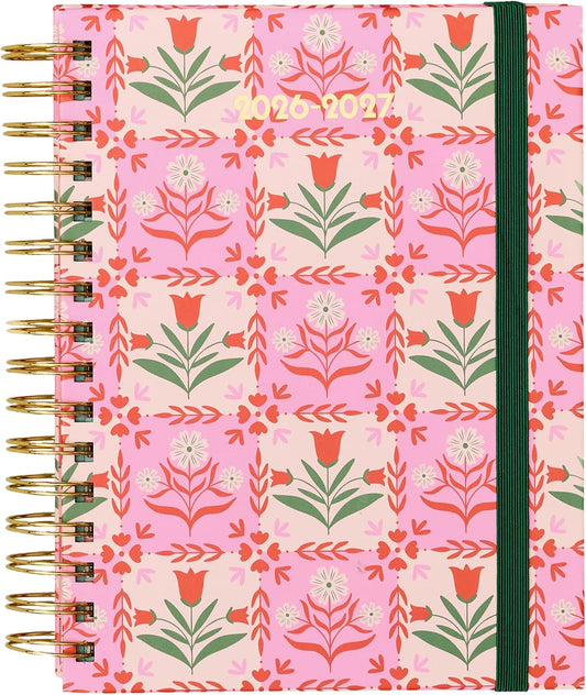 PLANNER MEDIANO BAN.DO MOSAICO ROSA