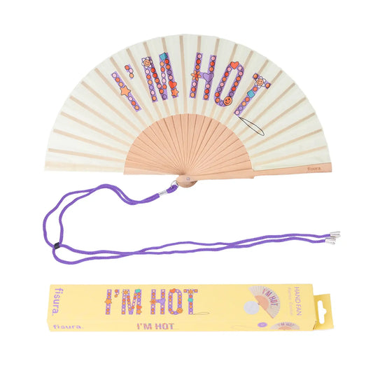 ABANICO MEDIANO I'M HOT EMOJIS