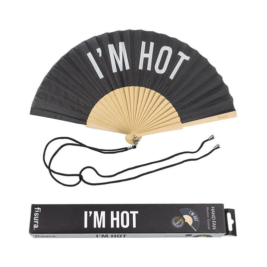 ABANICO MEDIANO I'M HOT NEGRO