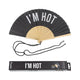 ABANICO MEDIANO I'M HOT NEGRO