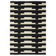 ALFOMBRA STOCKHOLM NEGRO BEIGE VERDE