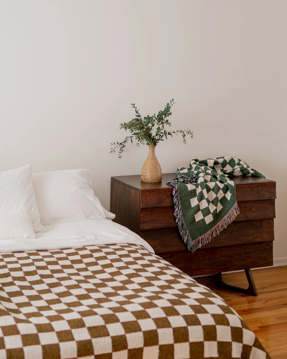 BLANKET BIEN MAL - CUADROS MARRON