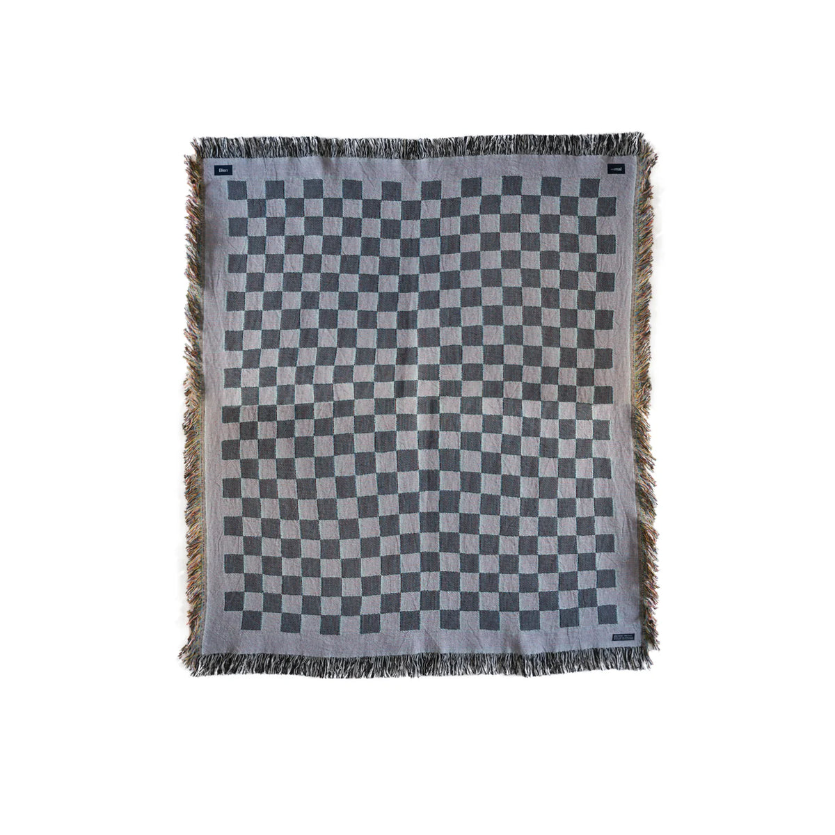 BLANKET BIEN MAL - CUADROS MARRON