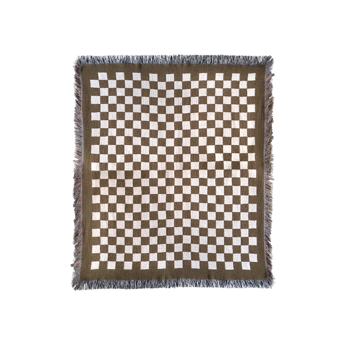 BLANKET BIEN MAL - CUADROS MARRON