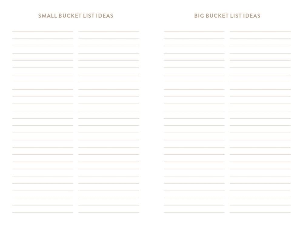 OUR BUCKET LIST ADVENTURES