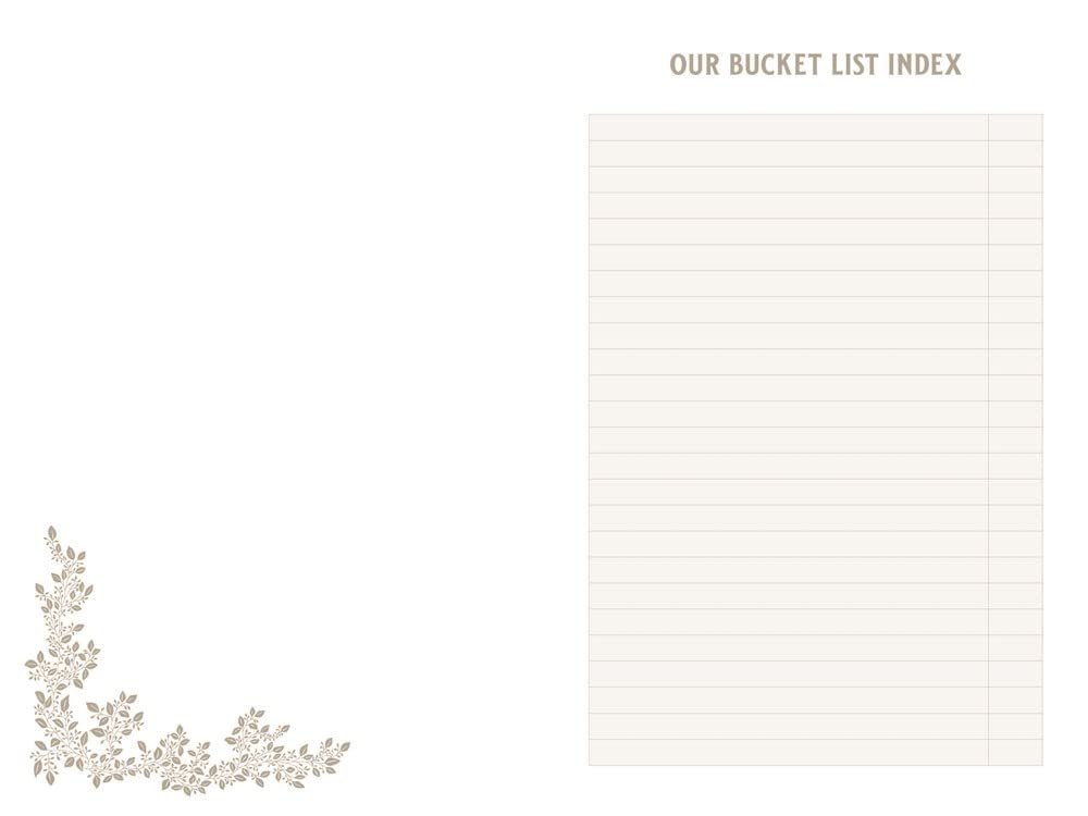OUR BUCKET LIST ADVENTURES