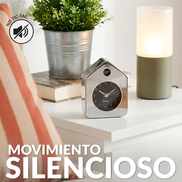 RELOJ CUCKOO MINI - CROMADO