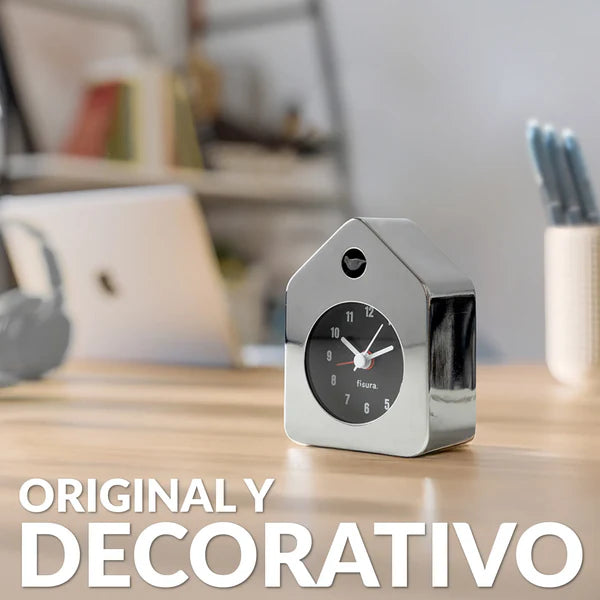 RELOJ CUCKOO MINI - CROMADO