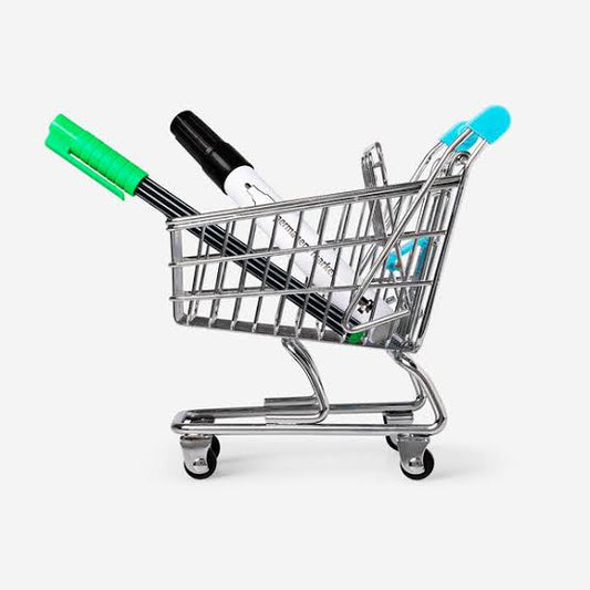 CARRITO SUPERMERCADO AZUL