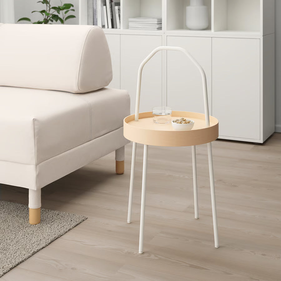MESA REDONDA CON SOPORTE NATURAL