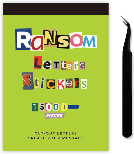 RANSOM LETTERS STICKERS