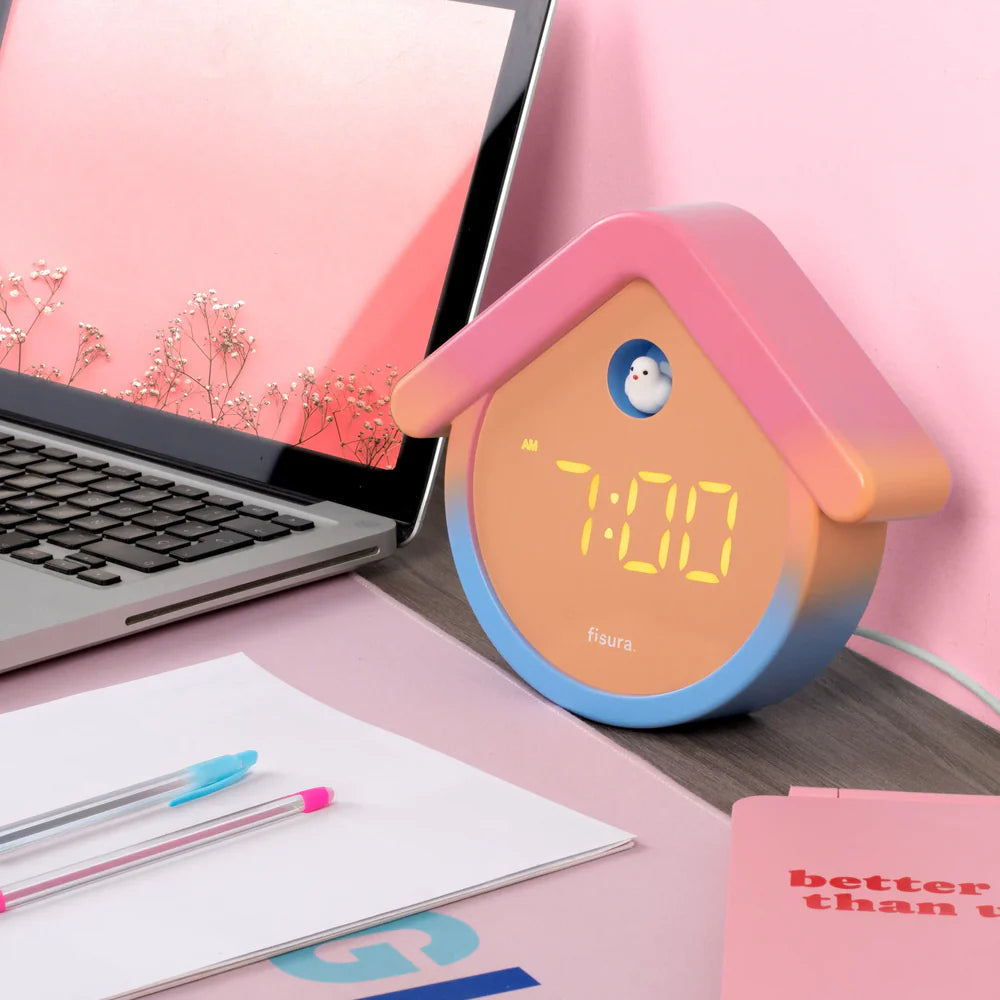 RELOJ DESPERTADOR CUCKOO DIGITAL DEGRADADO