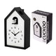 RELOJ DESPERTADOR MEDIANO BLANCO Y NEGRO