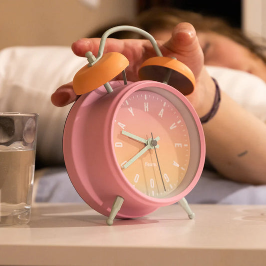 RELOJ DESPERTADOR RETRO HAVE A GOOD DAY