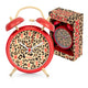 RELOJ DESPERTADOR RETRO LEOPARDO