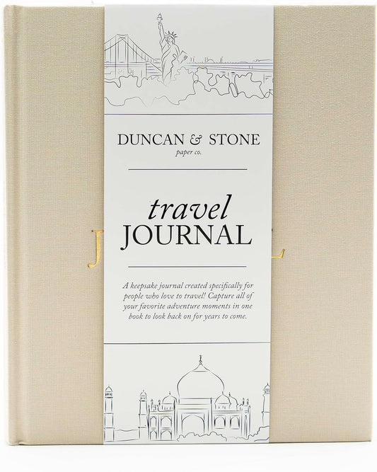 TRAVEL JOURNAL BEIGE